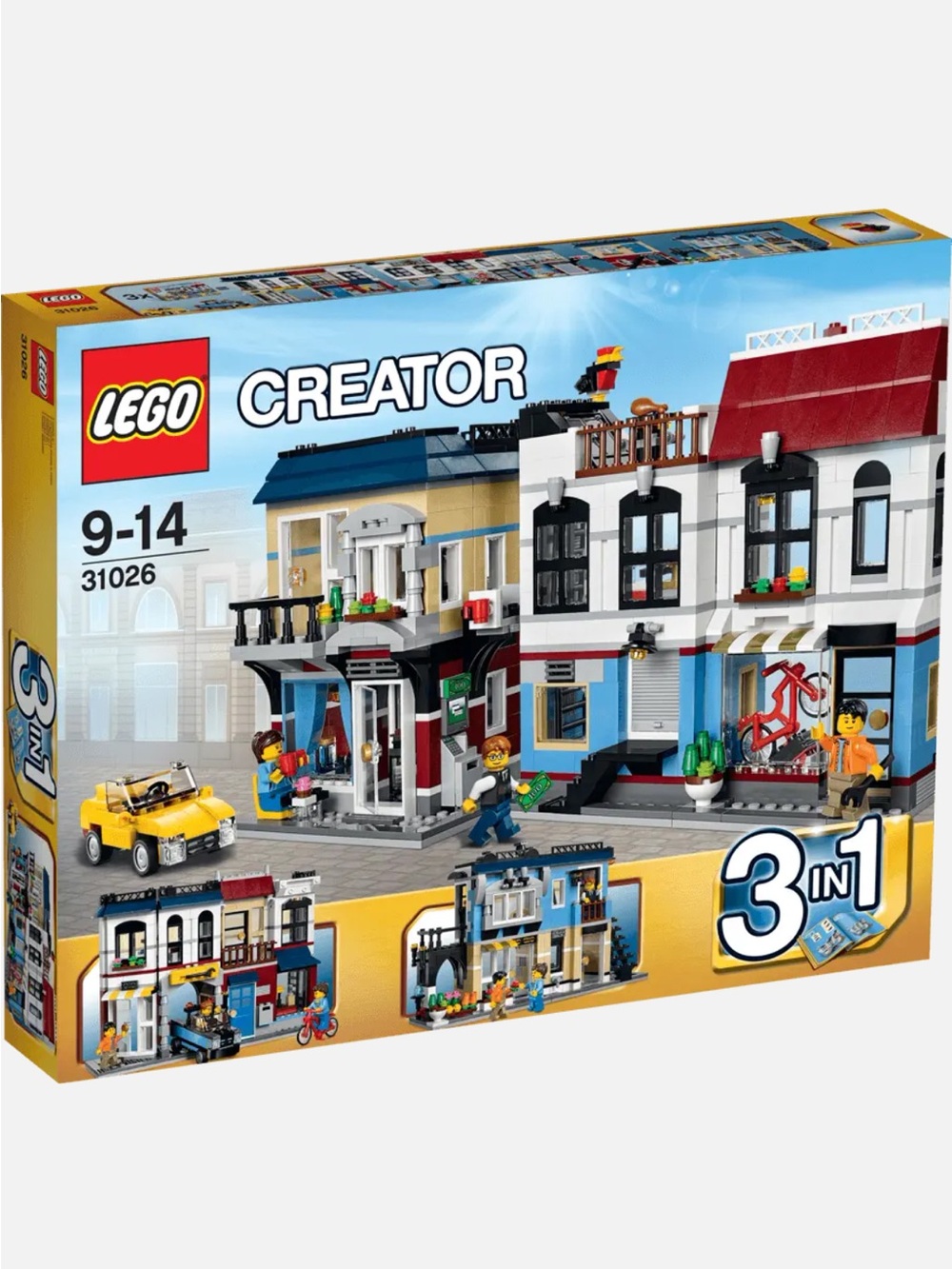 LEGO Bike Shop & Cafe 31026 CREATOR 3 in 1 Fully built no manual no box vintage